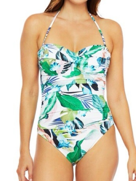 La Blanca Other - La Blanca Tropical Print One Piece Swimsuit Size 8